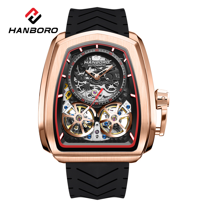 Luxury Watch Arabic - Double Flying Wheel Hollow Watch Men's