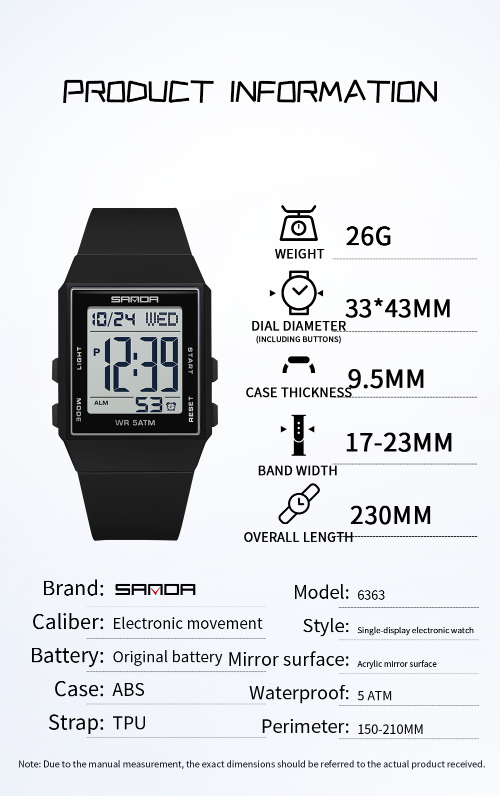 SANDA Student Casual Digital W - огляд і ціна Luxury Watch Store