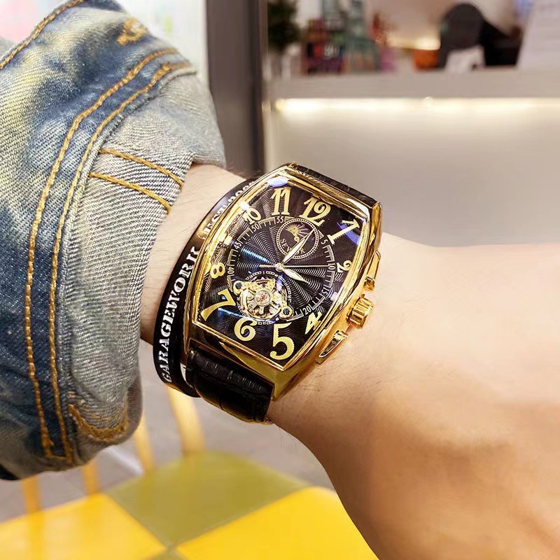 SEWOR Mechanical Watch Men Gol - огляд і ціна Luxury Watch Arabic