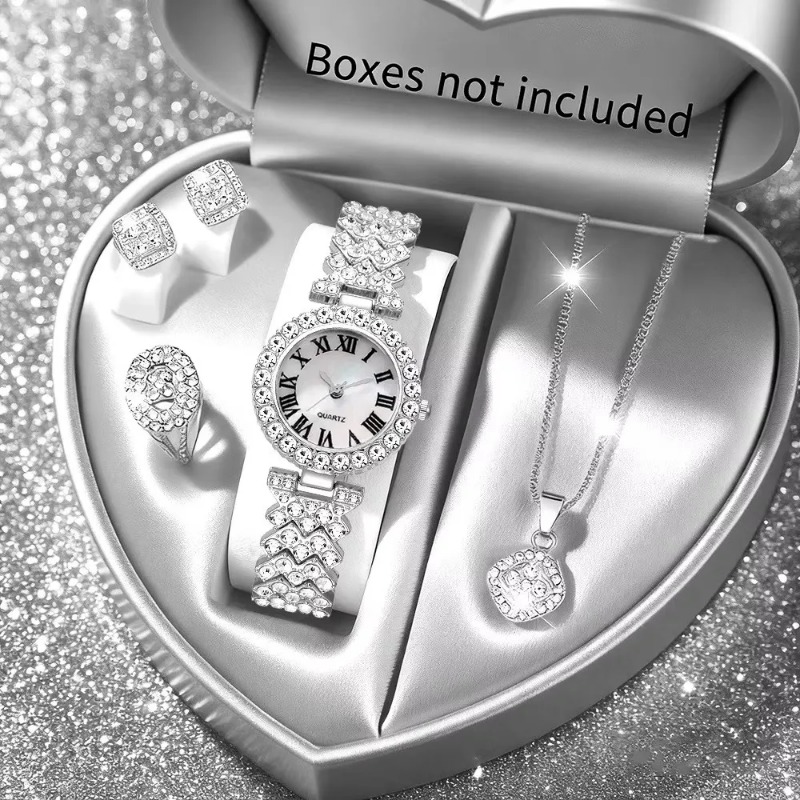 5PCS Luxury Rhinestone Women's - огляд і ціна Luxury Watch Storage