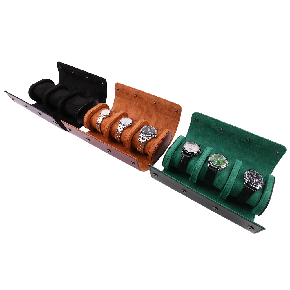 Luxury Portable 3 Slots PU Lea - огляд і ціна Luxury Watch Case Travel
