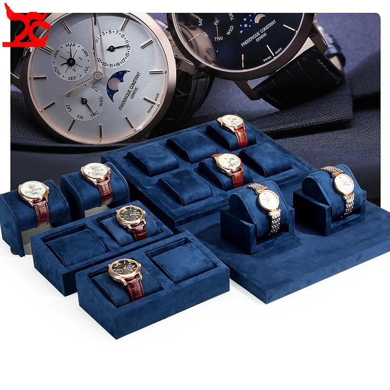 Blue Fabric Watch Display Tray - огляд і ціна Luxury Watch Store