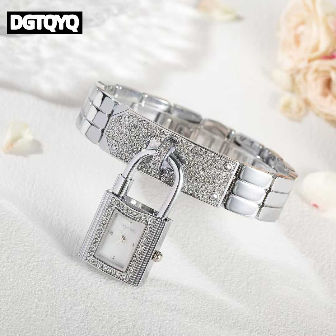Ladies Sliver Detachable Lock  - огляд і ціна Luxury Watch Arabic