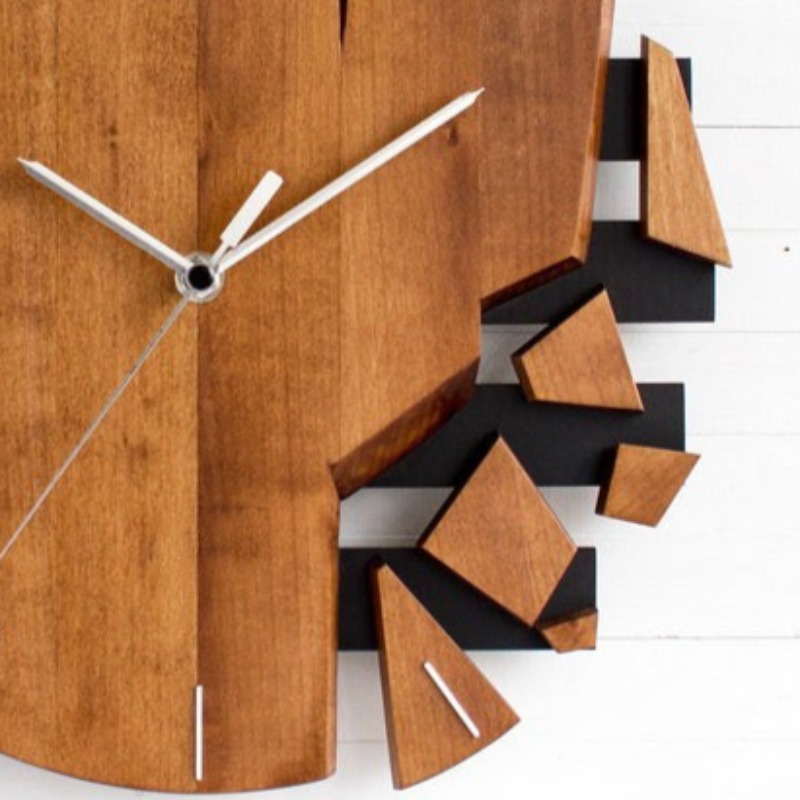 Round Silent Wall Clocks Woode - огляд і ціна Luxury Watch Wall Clock