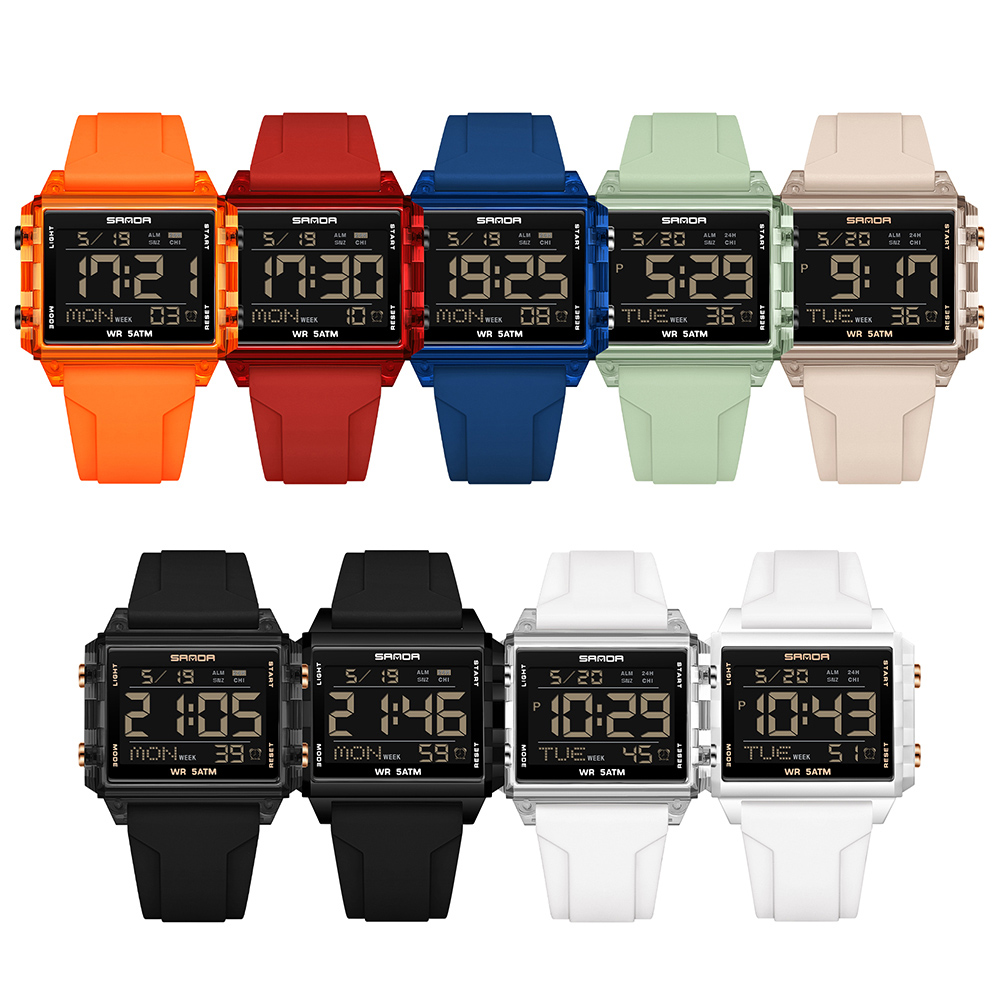SANDA Brand Fashion LED Watch  - огляд і ціна Luxury Watch Brands In World
