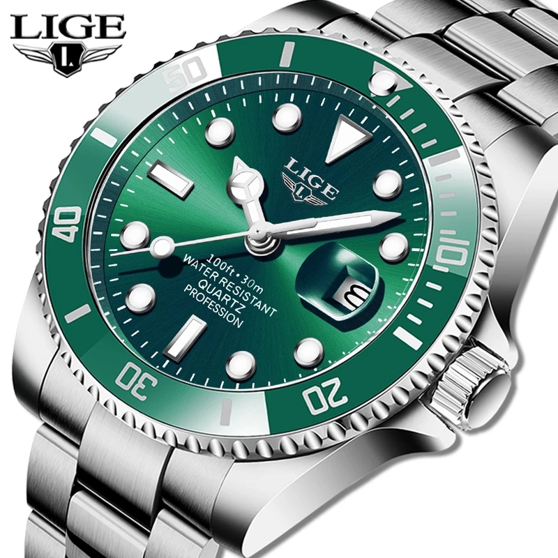 LIGE Top Brand Luxury Fashion  - огляд і ціна Luxury Watch Maker