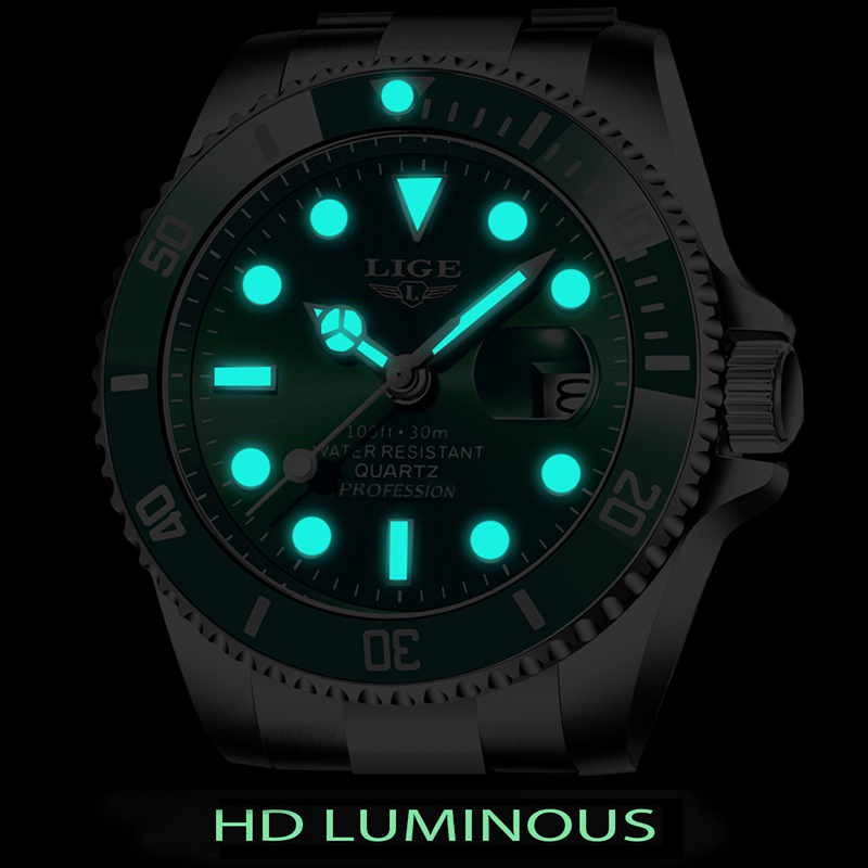 LIGE Top Brand Luxury Fashion  - огляд і ціна Luxury Watch Maker