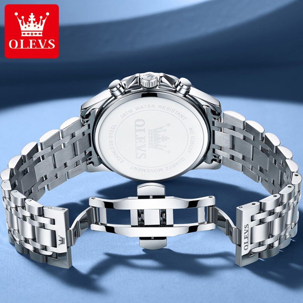 OLEVS 3653 Brand Moon Phase Ca - огляд і ціна Luxury Watch Maker