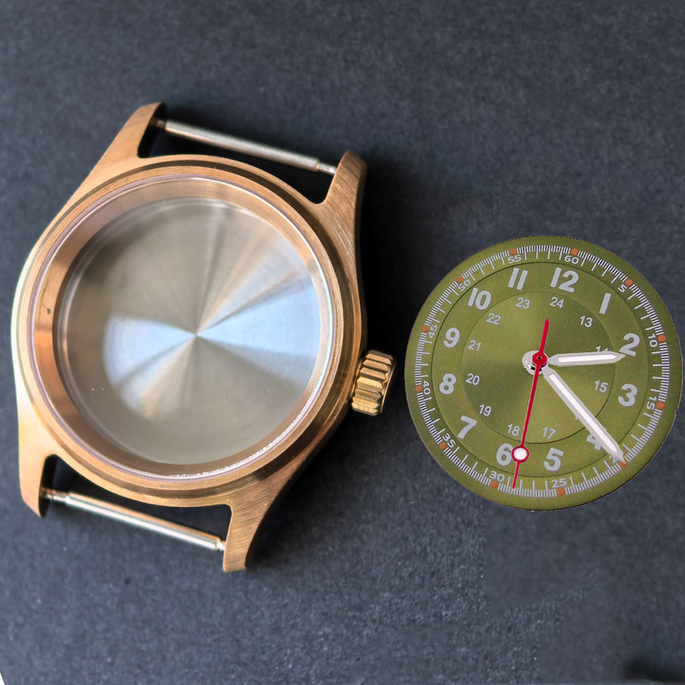 Vintage 36mm Real Cusn8 Bronze - огляд і ціна Bronze Case Watch