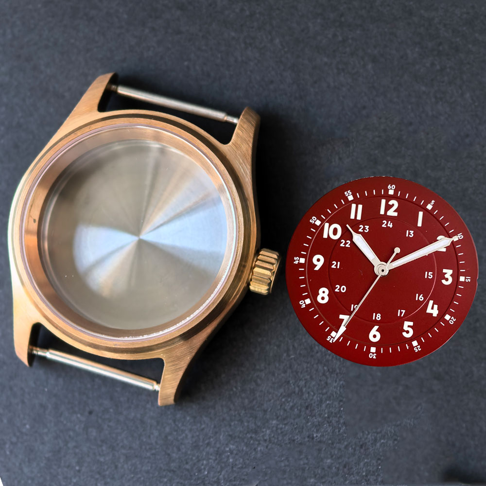 Vintage 36mm Real Cusn8 Bronze - огляд і ціна Bronze Case Watch