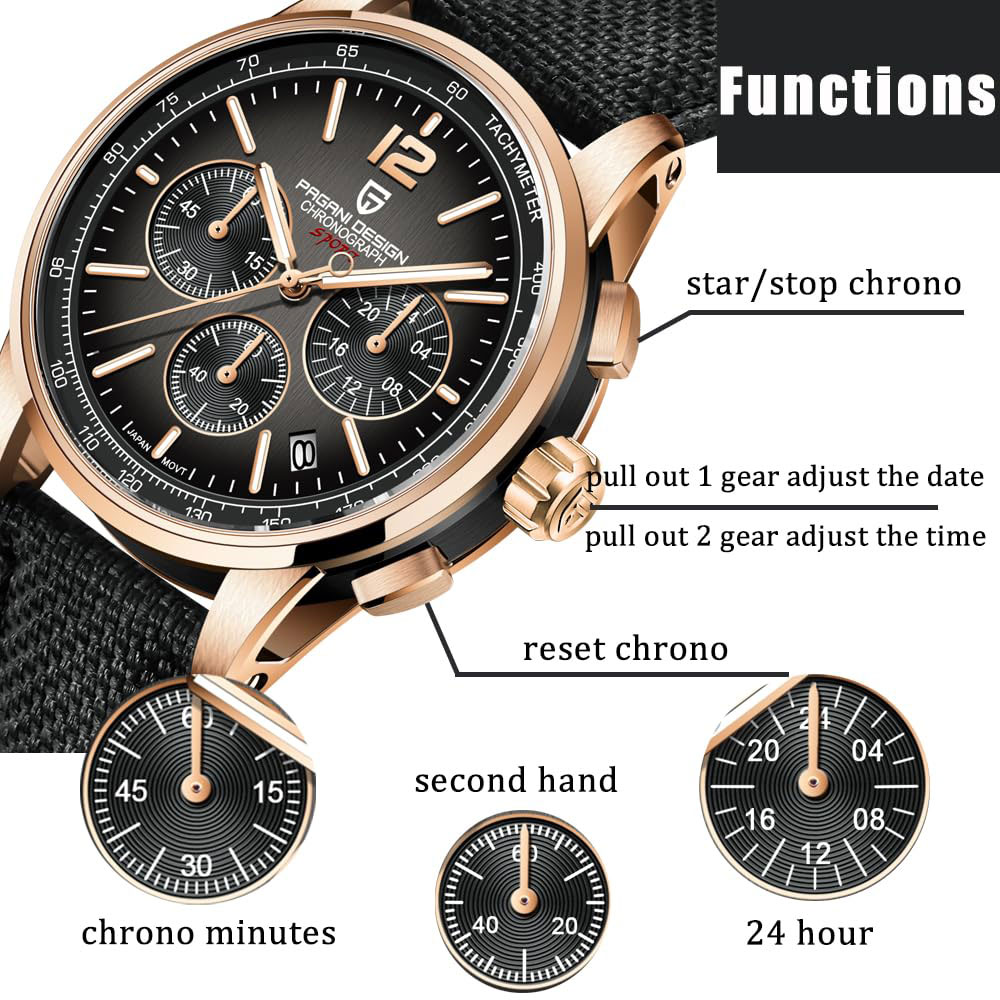 PAGANI DESIGN New Mens Watch 4 - огляд і ціна Luxury Watch Maker