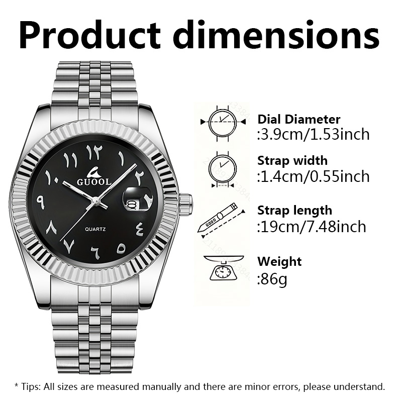 New Hot-Selling Men's Stainles - огляд і ціна Luxury Watch Arabic