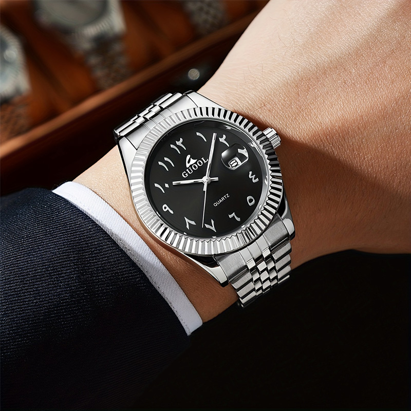 New Hot-Selling Men's Stainles - огляд і ціна Luxury Watch Arabic