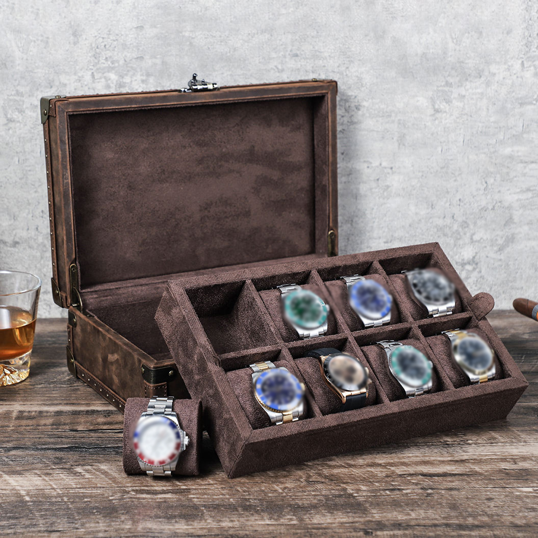 CONTACT'S FAMILY 8 Leather Cus - огляд і ціна Luxury Watch Case Travel
