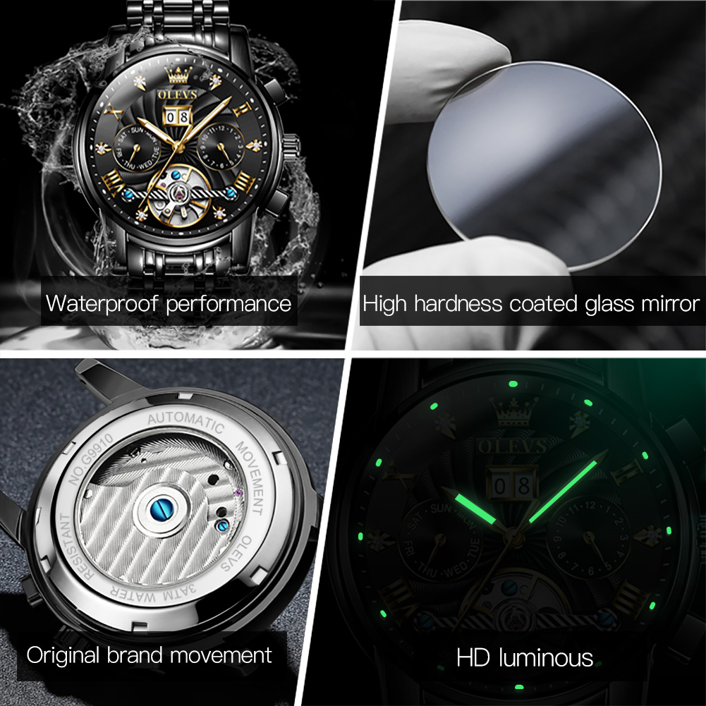 OLEVS Classic Men's Watches To - огляд і ціна Luxury Watch Arabic