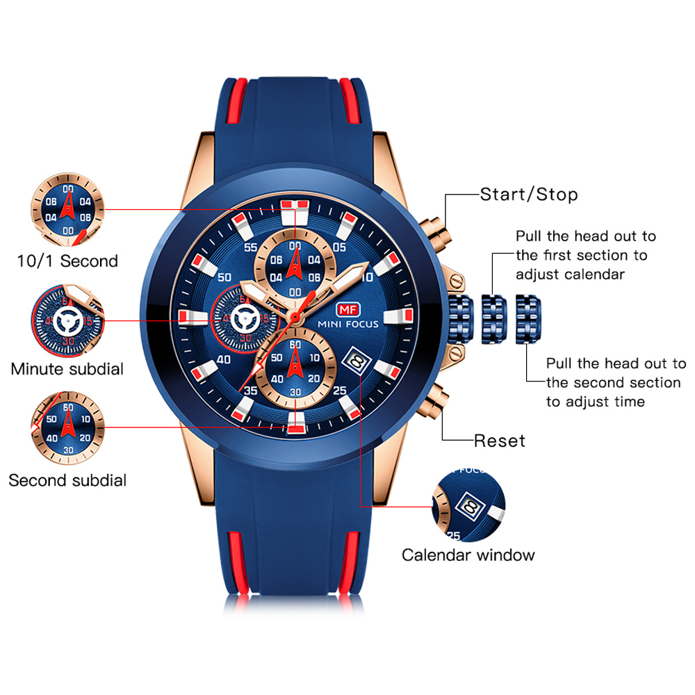 MINI FOCUS Mens Watches Top Lu - огляд і ціна Luxury Watch Maker