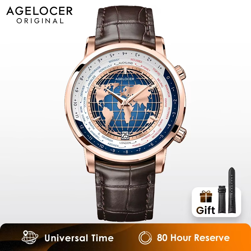 AGELOCER Men's Top Brand Blue  - огляд і ціна Luxury Watch Brands In World