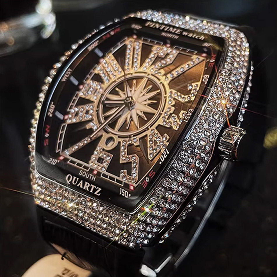 Premium Brand Luxury Diamond W - огляд і ціна Luxury Watch All Black