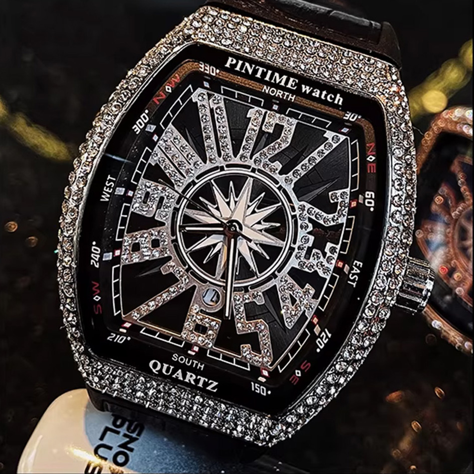 Premium Brand Luxury Diamond W - огляд і ціна Luxury Watch All Black