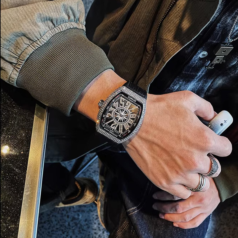 Premium Brand Luxury Diamond W - огляд і ціна Luxury Watch All Black