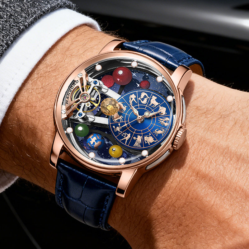 Starry Sky Watch Men's Skeleto - огляд і ціна Luxury Watch Arabic