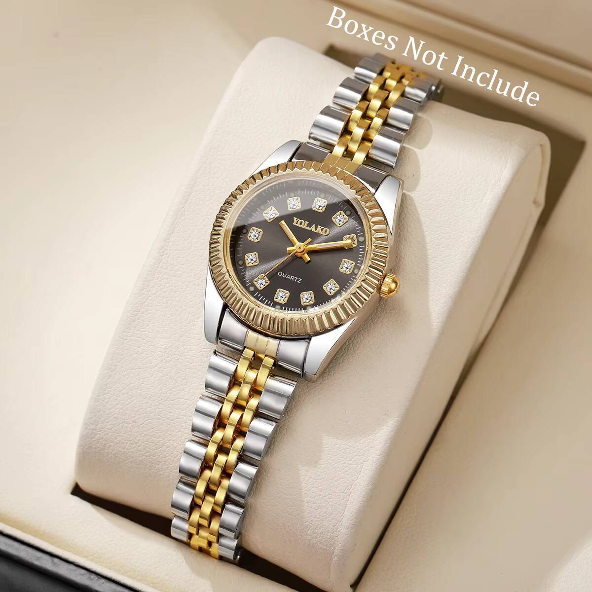 Fashion Rhinestone Women Quart - огляд і ціна Luxury Watch Travel Case