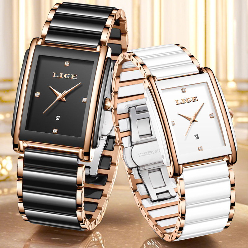 LIGE Fashion Elegant Women's W - огляд і ціна Luxury Watch Travel Case