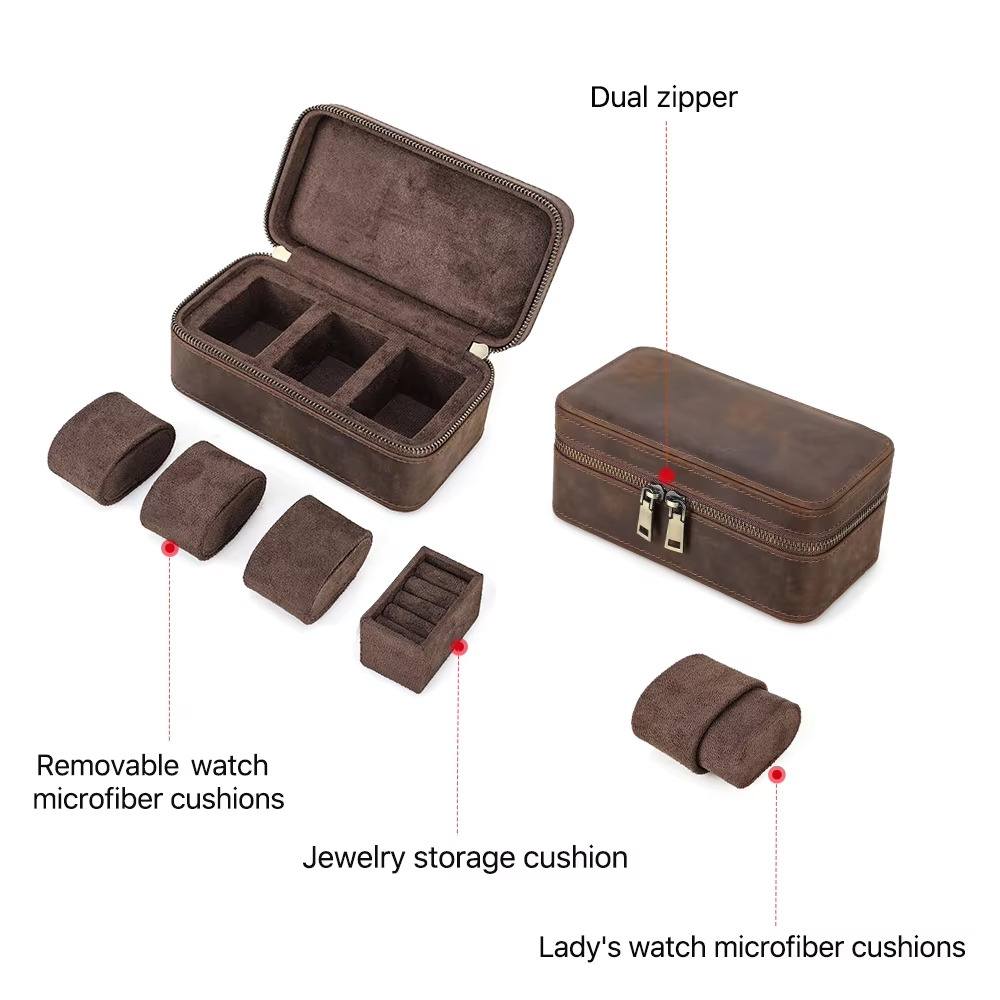 10/8/3/2 Grids Luxury Genuine  - огляд і ціна Luxury Watch Travel Case